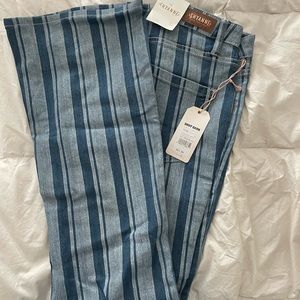 Shyanne Bootcut Striped Jeans NWT SZ 31x32